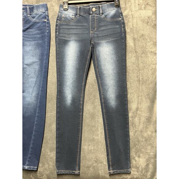 Tommy Bahama Skinny Jeans Girls Sz 12 Jeggins 2 Pairs - Med Wash/Dark Wash - Picture 9 of 14
